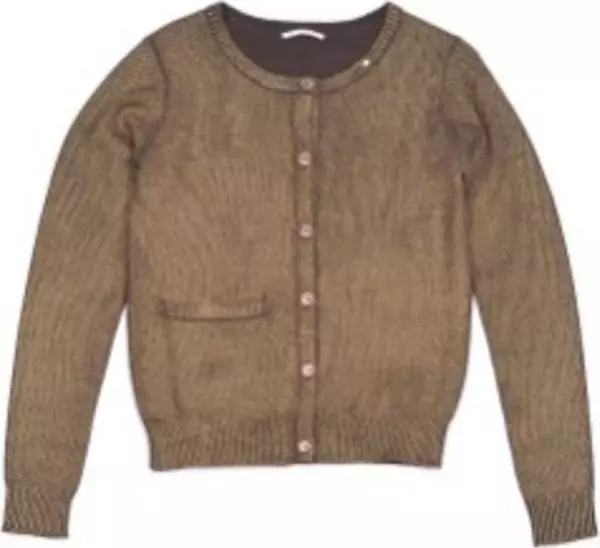Brown Wool Cardigan