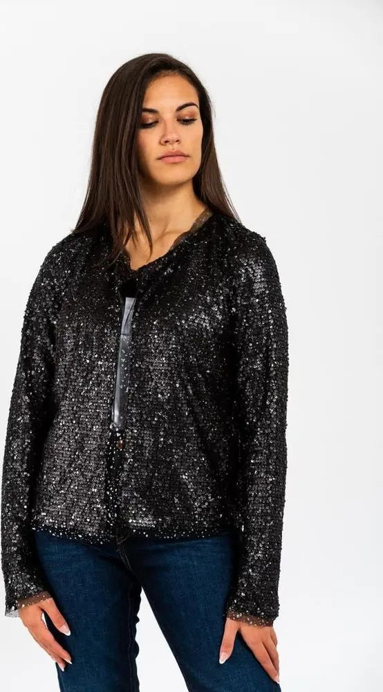 Black Polyamide Blazer