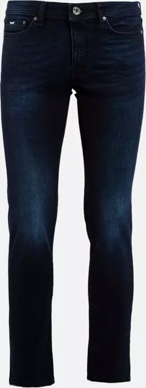 Blue Cotton Slim Fit Jeans
