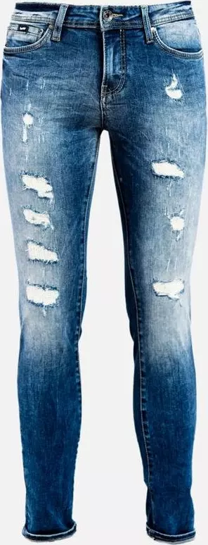 Blue Cotton Jeans Denim