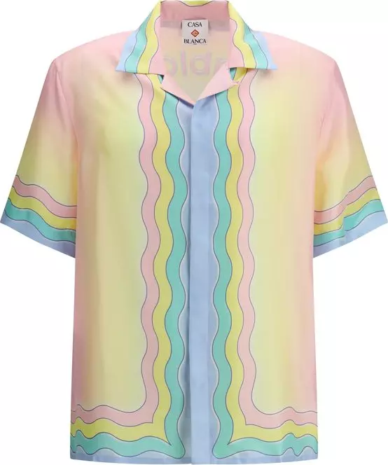 Multicolor Silk Pattern Shirt