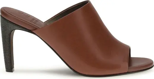 Brown Calf Leather Bos Taurus Sandals