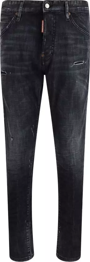 Black Cotton Jeans Denim