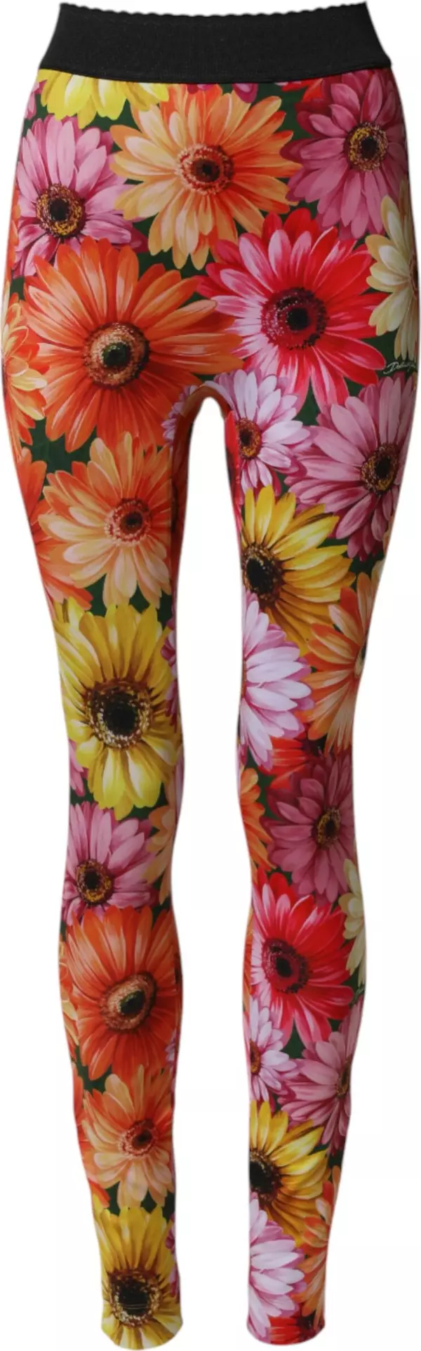 Multicolor Floral Leggings StretchWaist Pants