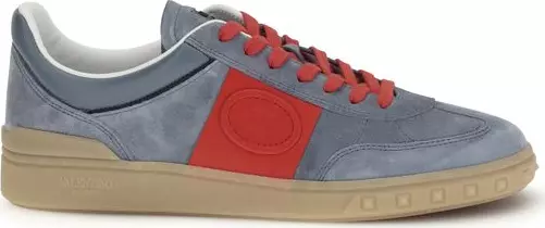 Multicolor Calf Leather Bos Taurus Low Top Sneakers