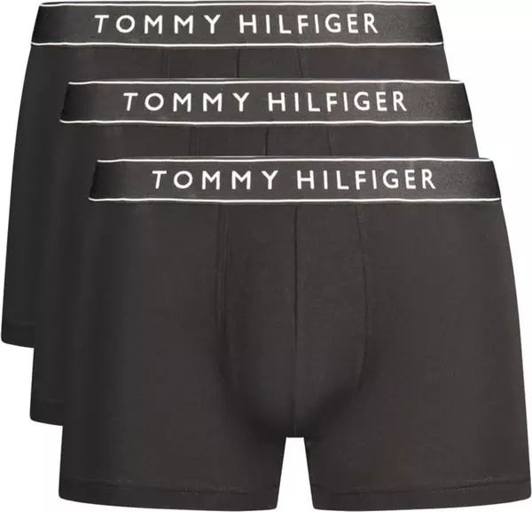 Black Cotton Men's Boxer Short