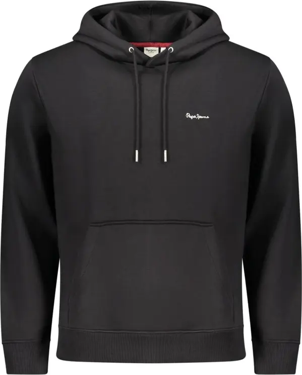 Black Polyester Men's Sweatshirt