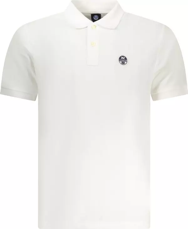 White Cotton Men's Polo Shirt