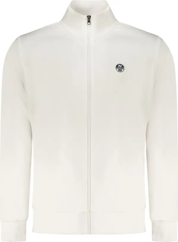 White Cotton Men's Sweatshirt