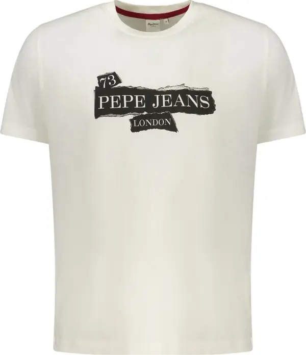 White Cotton Men T-Shirt