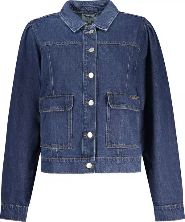 Blu Cotton Women Jacket