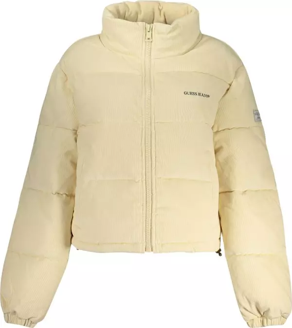 Beige Polyester Women's Jacket