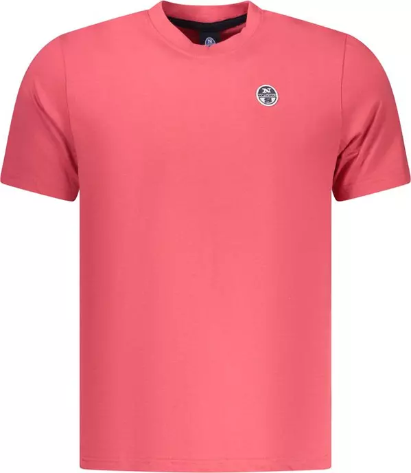 Red Cotton Men T-Shirt
