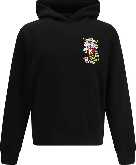 Black Cotton Sweatshirt