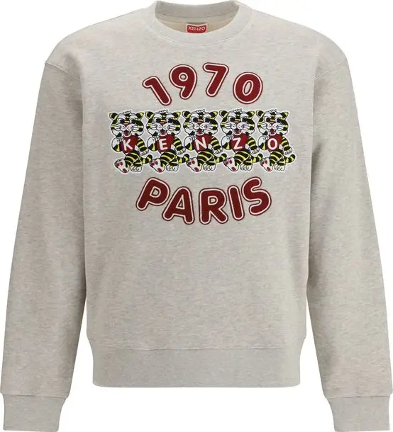 Gray Cotton Sweatshirt