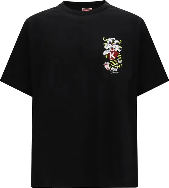 Black Cotton T-Shirt
