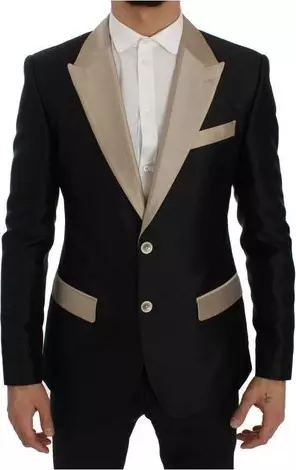Black Silk Blazer