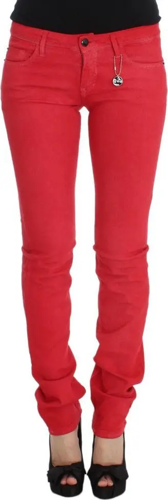 Multicolor Cotton Skinny Jeans