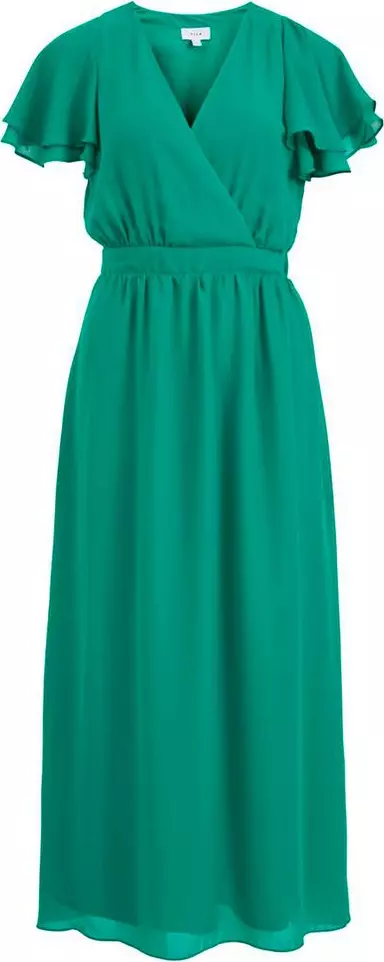 Bicolor Polyester Casual Dress