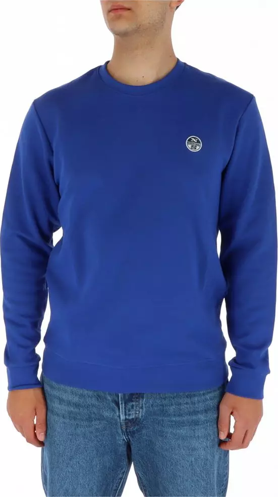 Blue Cotton Sweatshirt