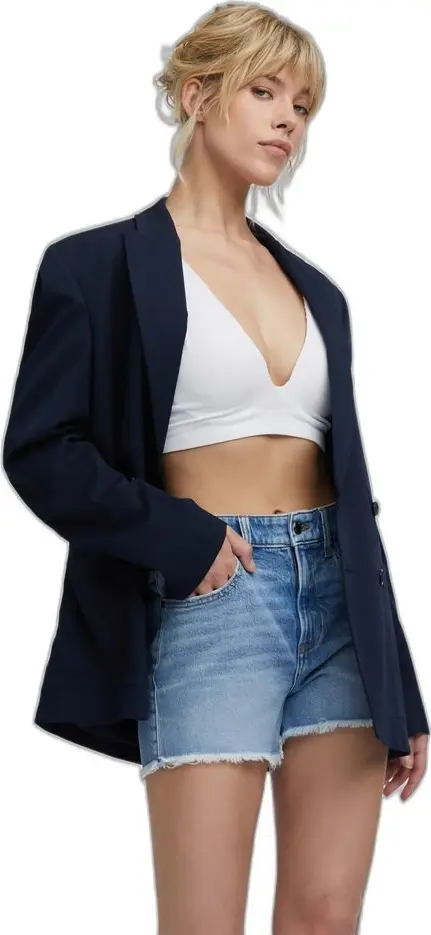 Blue Denim Shorts