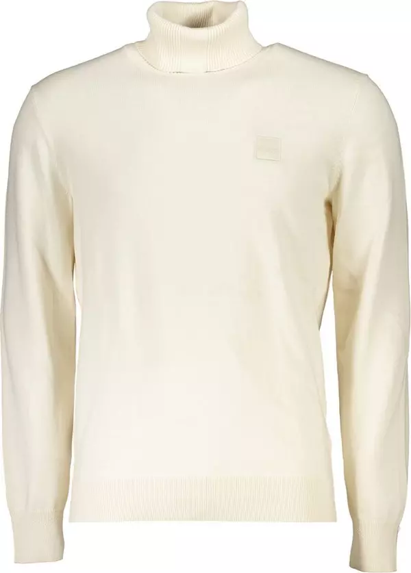 White Cotton Turtleneck