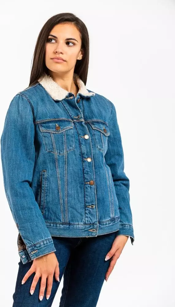 Blue Cotton Denim Jacket