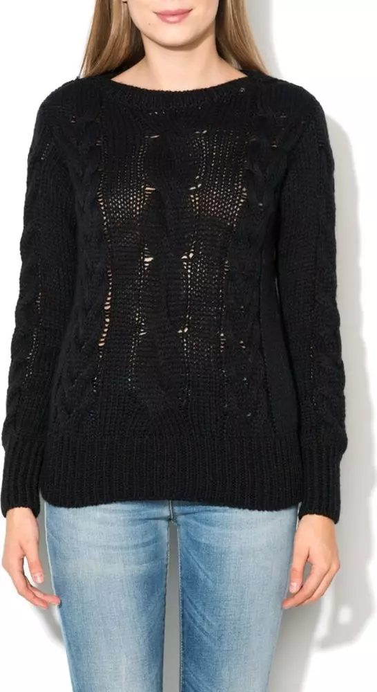 Black Wool Sweatshirt