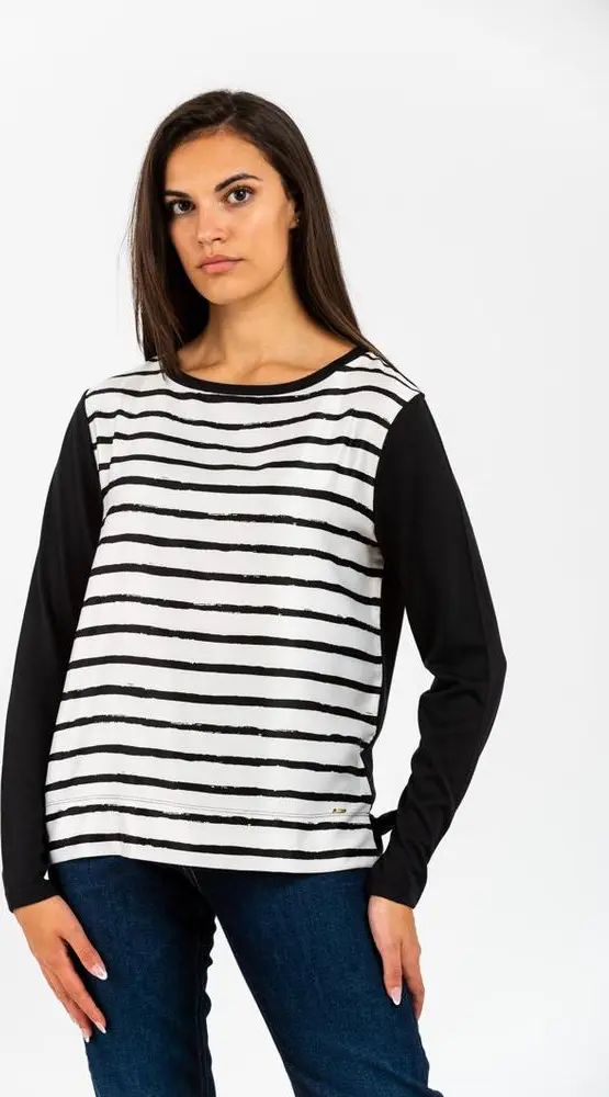 Black Modal Long Sleeve T-Shirt