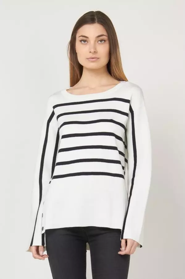 White Wool Sweatshirt