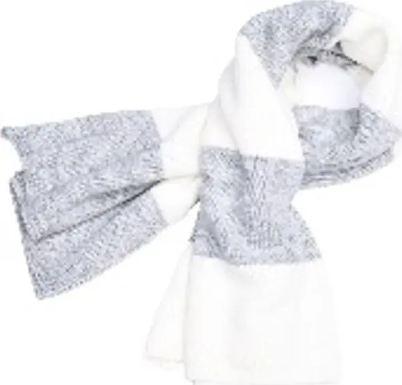 White Marabou Scarf