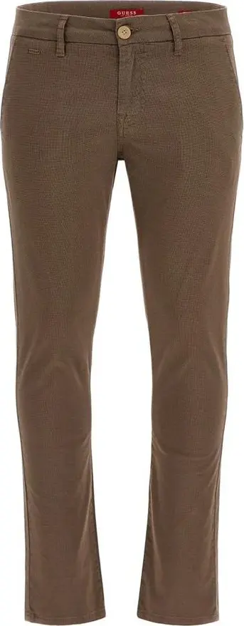 Yellow Cotton Casual Pants