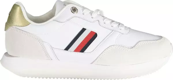 White Leather Women Sneaker
