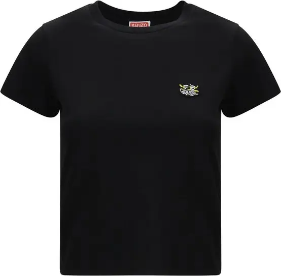 Black Cotton T-Shirt