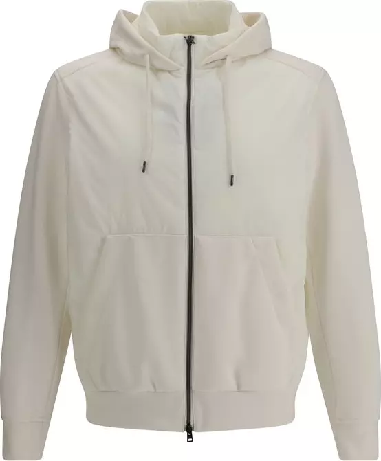 White Polyamide Shell Jacket
