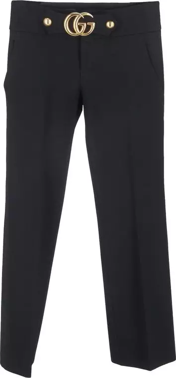 Black Viscose Dress Pants