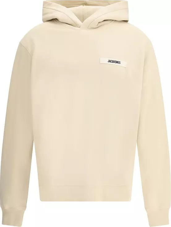 Beige Cotton Sweatshirt