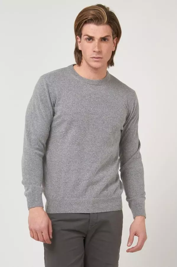 Gray Wool Sweatshirt