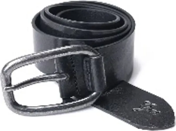 Black Leather Regular Belt