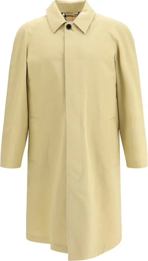 Beige Cotton Trench Coat