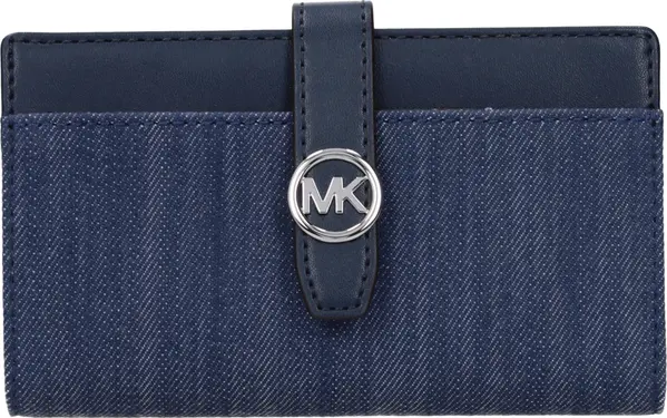 Blue Fabric Wallet