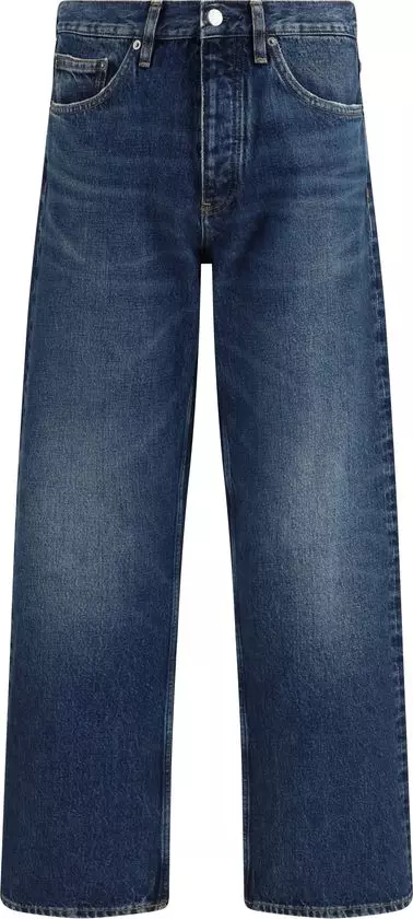 Blue Cotton Relaxed Fit Jeans