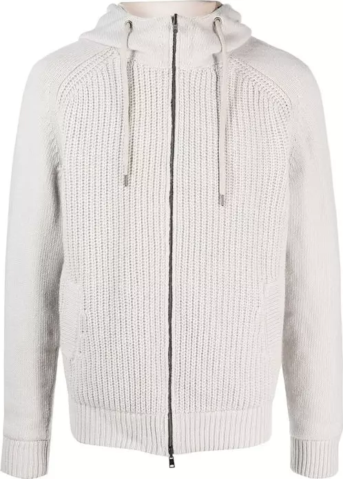 Gray Wool Bomber