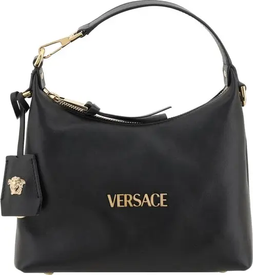 Black Calf Leather Bos Taurus Handbag