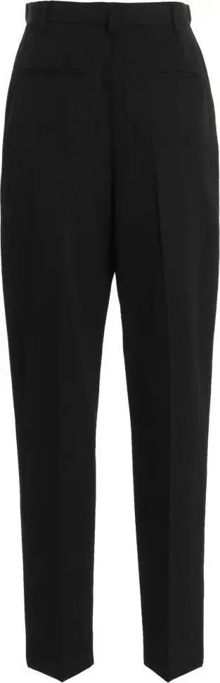 Black Polyester Dress Pants