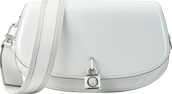 White Leather Shoulder Bag