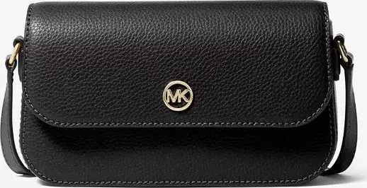 Black Leather Crossbody Bag