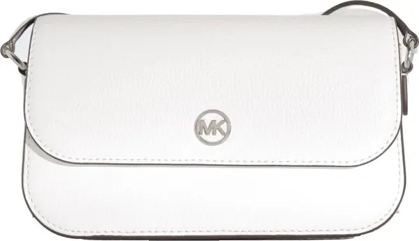 White Leather Crossbody Bag