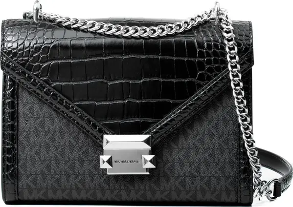 Black Canvas Crossbody Bag