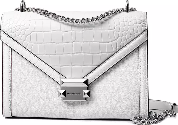White Canvas Crossbody Bag